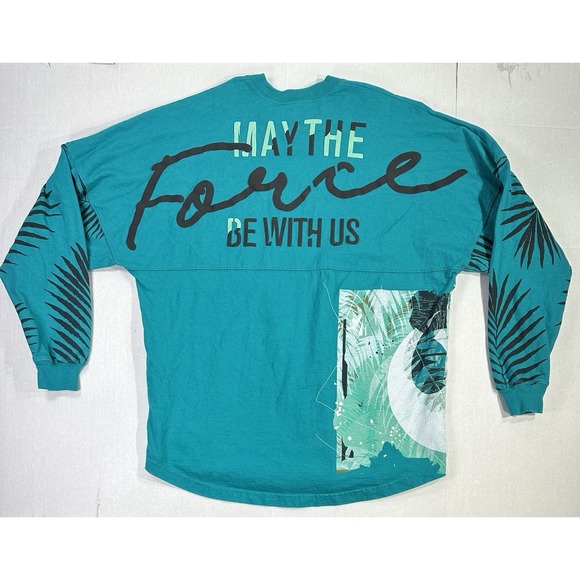 Disney Other - Star Wars Spirit Jersey Rebel Leader May The Force Be With Us Teal Men's M